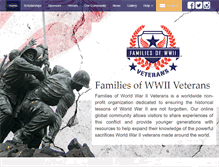 Tablet Screenshot of familiesww2veterans.org
